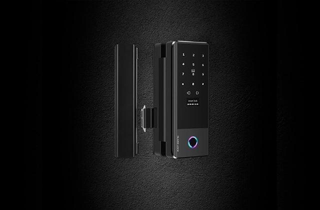 Digital Smart Lock for Glass Door — Manufacturer Rajkot India Export UAE Dubai Saudi Arabia Qatar Kuwait Oman Bahrain UK USA